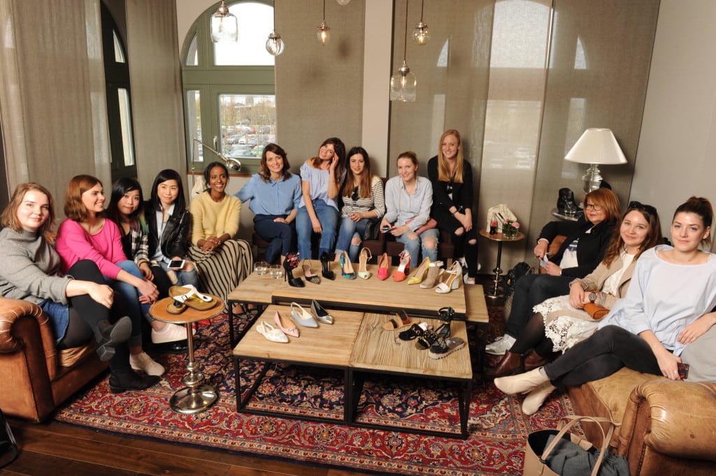 Eva Padberg und Sara Nuru mit Schuhen The Secret of Shoes, Get Together mit Eva Padberg und Sara Nuru im Ingolstadt Village am 5.04.2016 Foto: (c) BrauerPhotos fuer Value Retail