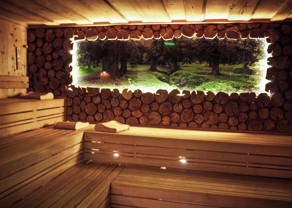 Familiensauna im Forsthofgut