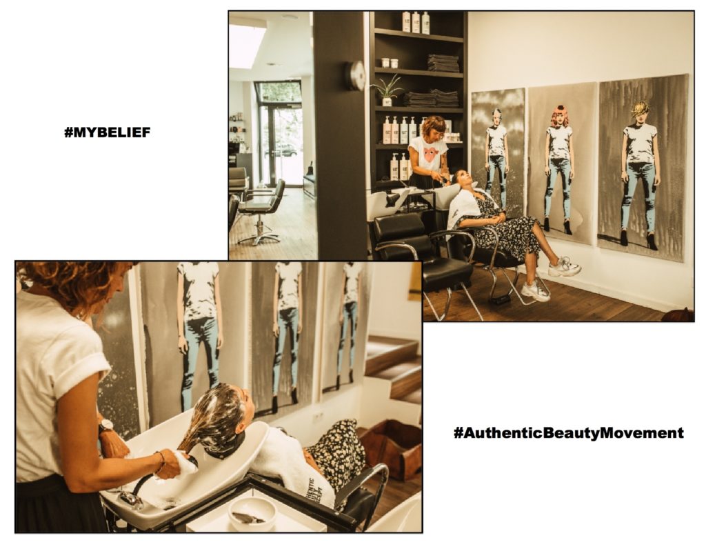 Haarwäsche bei MOIJ, Authentic Beauty Concept Produkte